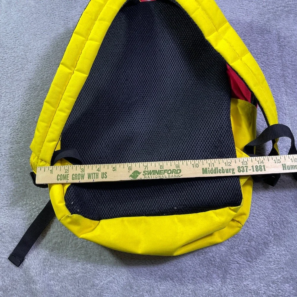 Mickey Mouse Backpack Red Yellow Black‎ Classic Character Print School Bag